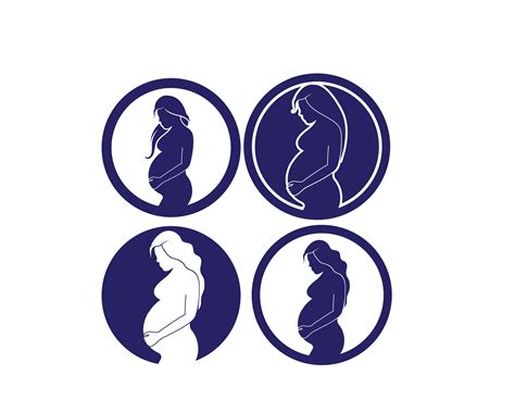 Pregnant Woman Logo Vector Art Icons And Graphics For Free Download