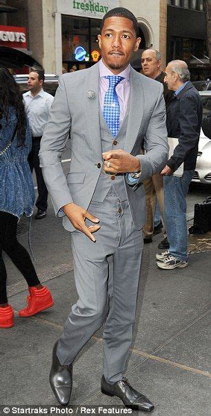 Nick Cannon In Grey 3 Piece Mens Suit Style Suit Style Mens Fashion