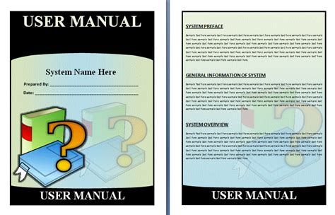 User Manual Templates 21 Free Printable Word And Pdf Formats