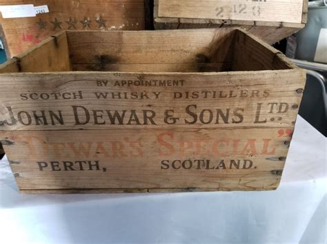 Vintage Rum Whisky And Brandy Crates Big Valley Auction