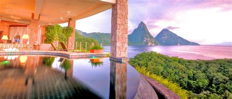 Sanctuaries Jade Mountain St Lucia St Lucia S Most Romantic Luxury Resort
