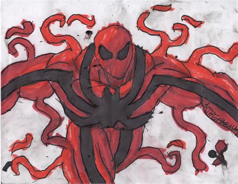 Symbiote Scarlet Spider By Chahlesxavier On Deviantart