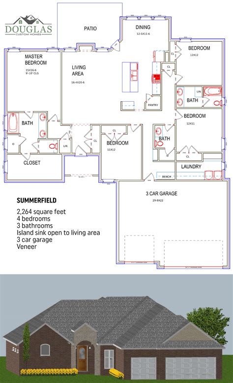 Summerfield Plan, Candlewood West, Wichita Falls, TX 76308 | Zillow