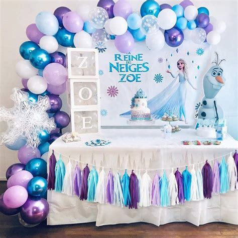 Buy 120pcs Frozen Balloons Birthday Party Decorations Supplies Paper
