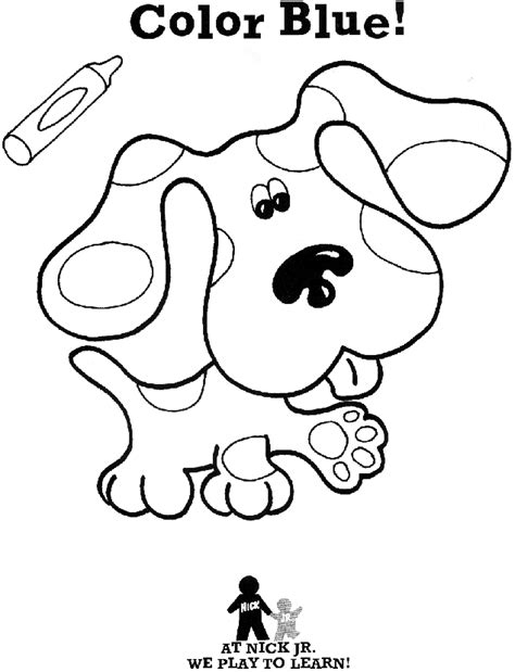 Blue Coloring Free Printable Coloring Page Coloring Home