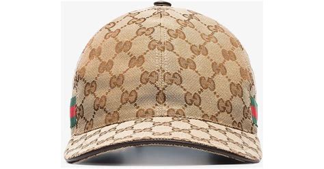 Gucci Gg Supreme Canvas Baseball Cap In Brown For Men Lyst