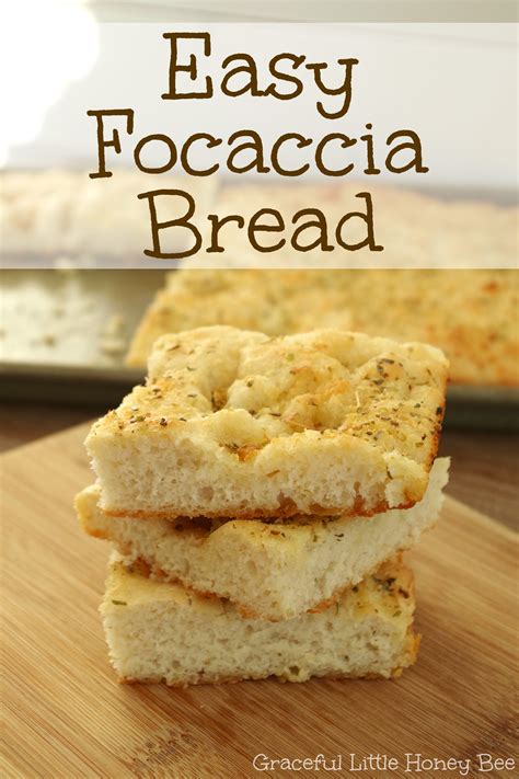 It has the perfect amount of crunch around the edges and the middle is soft and seriously divine. Easy Focaccia Bread Recipe - Graceful Little Honey Bee