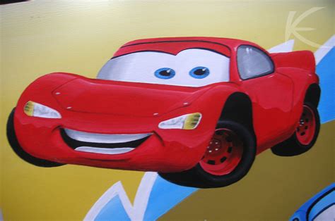 De creatieve breinen van disney pixar. Everaerts Design: Paneelschilderij Cars auto (2)