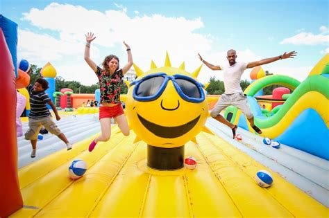 Adults Only Bounce Houses Are Jumping Into Dallas — Worlds Largest Inflatable Theme Park