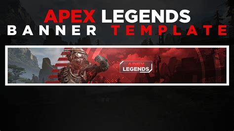 Free Apex Legends Youtube Banner Template Youtube
