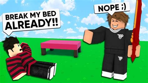 Spawn Camping People Until They Rage Quit In Roblox Bedwars Youtube