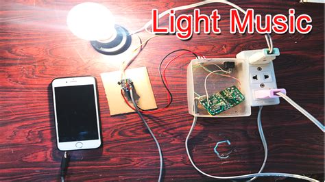 How To Make Light Music Circuit Power 220v And 100 Watt