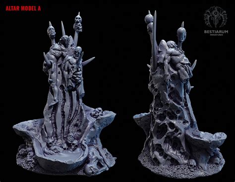 Sacrificial Altars Preprimed 3d Printed Model For Tabletop Etsy Australia