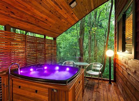 Luxury Rainforest Spa And Stream Chalet The Mouses House Rainforest Pool Hot Tub Hot Tub