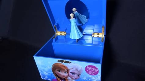 Frozen Elsa Anna Jewelry Music Box Plays Let It Go Youtube