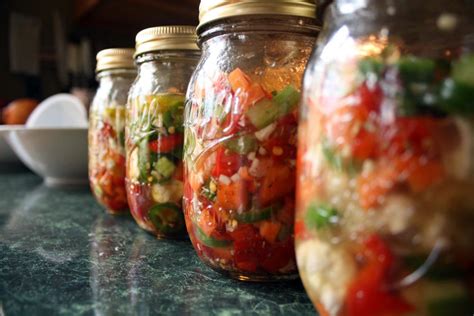When you open the jar, add 1 tablespoon oil to the top. Giardiniera | The Paupered Chef
