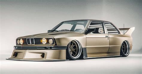 This Wide And Low Bmw E30 Rendering Is Gold Hotcars