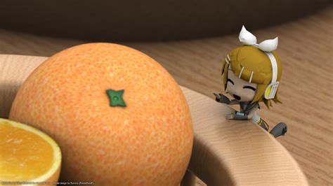 Kagamine Rin Grab The Oranges By Kurorofikkykakao On Deviantart