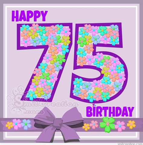 Happy 75th Birthday Cards Birthday Wishes By Age Pictures And Graphics