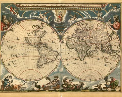 Free Download World Map From The 1600s 1500x1135 For Your Desktop