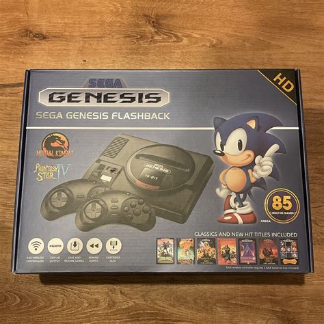 Atgames Sega Genesis Flashback Hd 2017 Console Open Box New