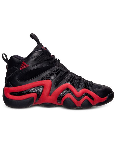 Adidas Mens Crazy 8 Basketball Sneakers From Finish Line In Red For