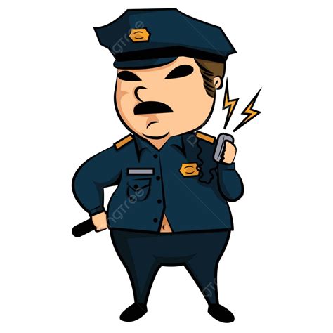cute fat police officer in uniform moustache fat guy vector moustache fat guy png and vector