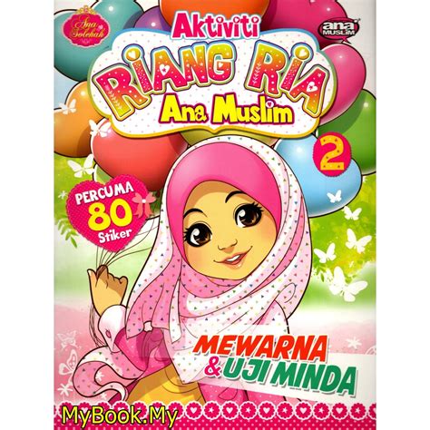 Myb Buku Aktiviti Riang Ria Ana Muslim Percuma Stiker 2 Warnaanduji Ana Muslim Shopee Malaysia