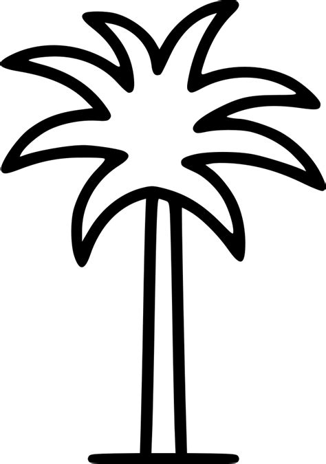 Palm Tree Svg Png Icon Free Download (#499109) - OnlineWebFonts.COM