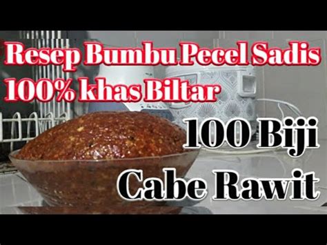 Makanan pecel sayur ini terdiri menu pecel sayur juga merupakan menu makan sehat. Resep bumbu pecel - YouTube