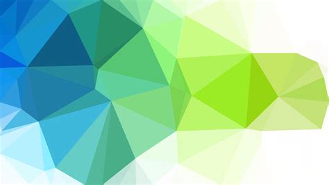 Free Blue Green And White Polygon Pattern Abstract Background