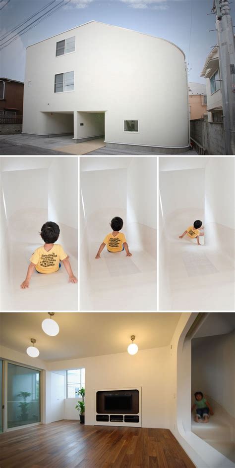 Unusual Slide House In Japan Modern Japanese Architecture Amazing