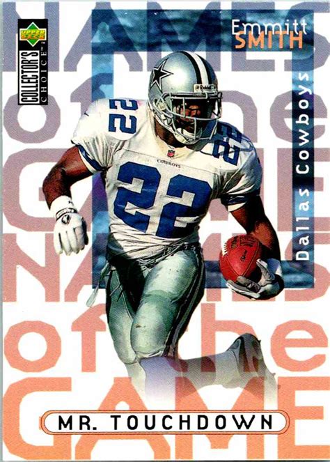 Emmitt smith baseball emmitt smith 92 pacific 20. 1997 Upper Deck Collector's Choice MR. Touchdown Emmitt Smith #59 on Kronozio