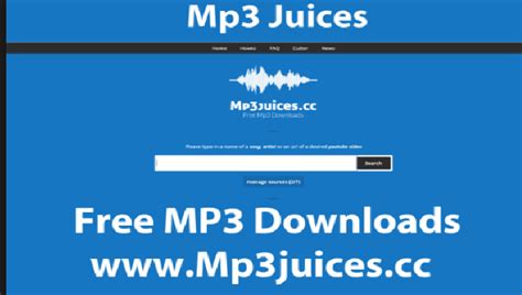 Mp3 juice's premise is coupled with a very simple—and somewhat amateurish—interface that consists of a search. MP3Juice: mp3 juice site mp3juices cc and mp3 juice ...