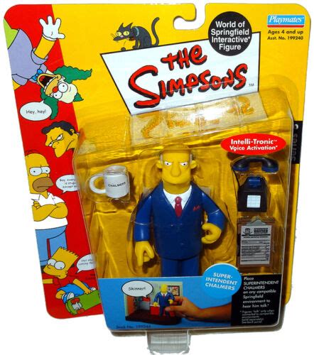 Simpsons Superintendent Chalmers Action Figure Wos Rare Moc Series 8 Toy Ebay