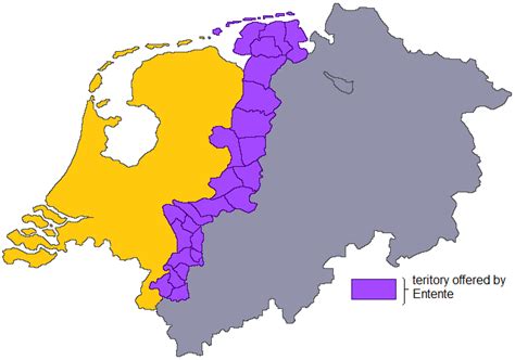 entente offers german territory to the netherlands