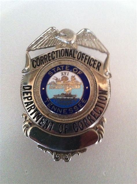 Tn Correctional Officer Badge Police Precinct Law Enforcement Badges