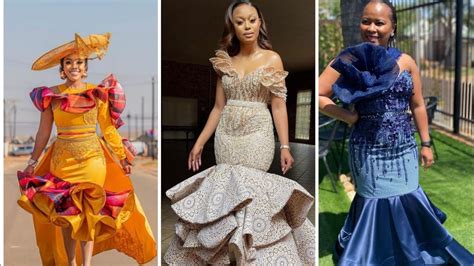 African Traditional Wedding Dress Ideas Gowns Shweshwe Ankara Styles 2022pick A Style Youtube
