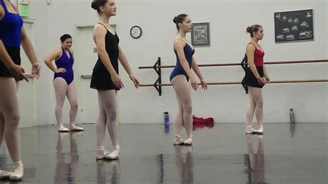 Ballet Posse Center Pointe Work Milana Age Youtube