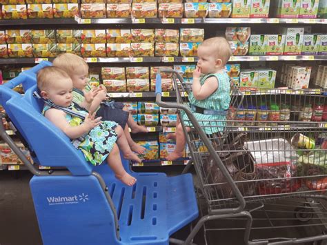 Triplets Toddler Target Vs Walmart Shopping Carts