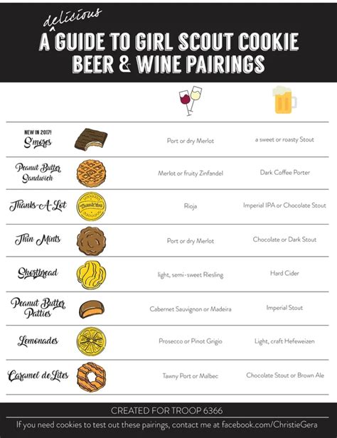 Guide To Pairing Girl Scout Cookies With Beer And Wine Artofit