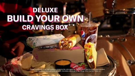 Taco Bell Tv Spot Build Your Own Cravings Box Song By Dazy Militarie Gun Ispot Tv