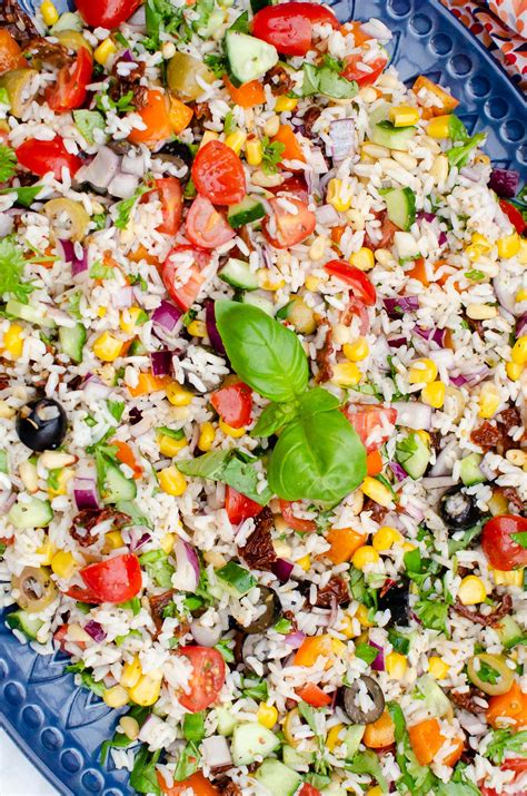 Italian Style Rice Salad Easy To Make By Flawless Food
