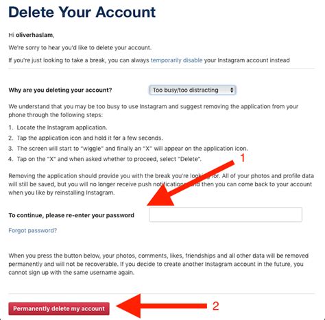 How To Delete Your Instagram Account