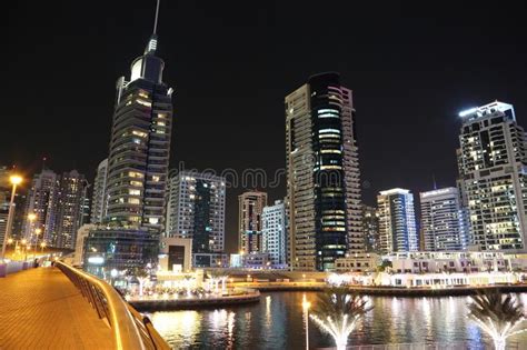 Dubai Marina United Arab Emirates Editorial Stock Photo Image Of