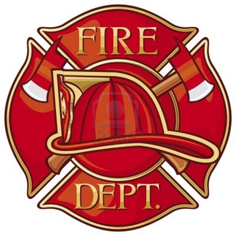 Fire Department Or Firefighters Maltese Cross Symbol Fire Dept Fire