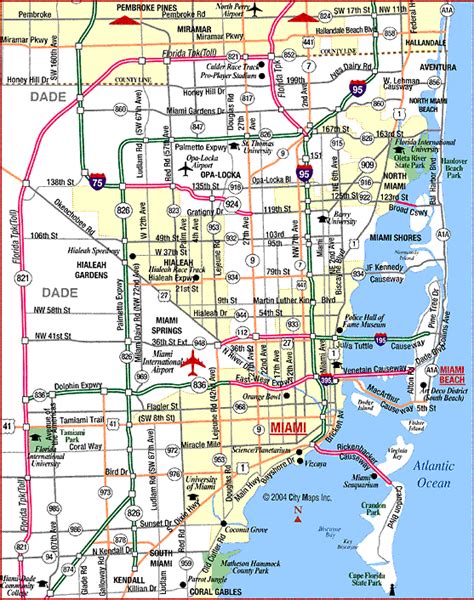 Miami Metro Map