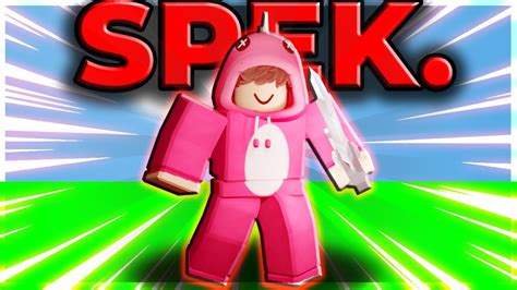 I Became SPEK In ROBLOX BEDWARS YouTube
