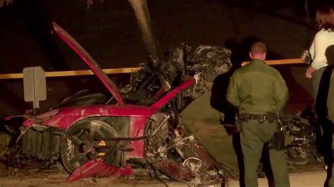 Man In Custody In Theft Of Part Of Wrecked Porsche In Paul Walker Crash
