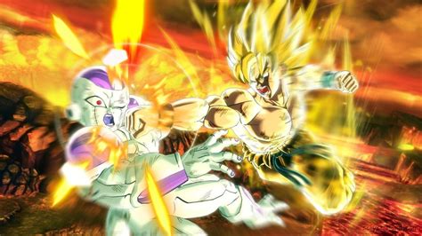 Goku and frieza begin their battle. file:goku_vs_frieza.jpg File - Dragon Ball Xenoverse Wiki ...